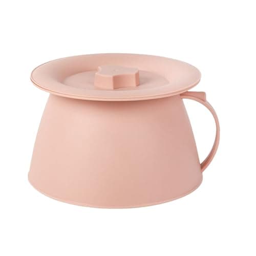 Chamber Pot - Portable Potty for Adults, Elderly & Kids | Bedside Commode Urinal with Lid | Easy to Clean Toilet Pot for Camping, Travel, & Use | Portable Urinary