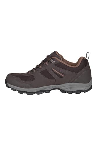 Mountain Warehouse McLeod Mens Wide-Fit Walking Shoes Dark Bro 12 — view 5