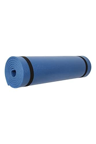 Mountain Warehouse Roll Mat - Lightweight, Compact, Durable & Comfortable Mat with Insulation, Easy to pack - For Camping, Trekking, Travel & Outdoors Bright Blue One Size