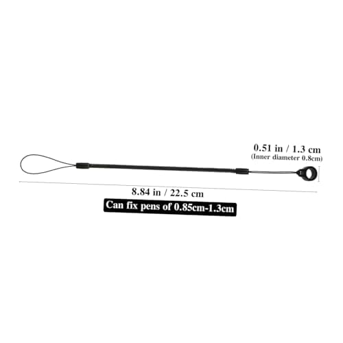 SHINEOFI 8 Pack Stylus Tether with Retractable Cord for Writing Tools — view 2