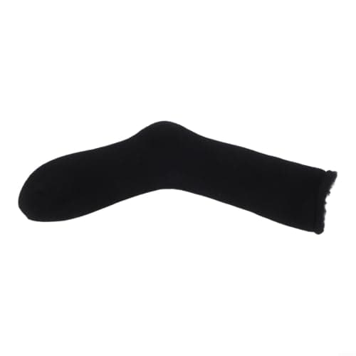 3 Pairs Thermal Wool Socks Lightweight Warm Layer(black) — view 6
