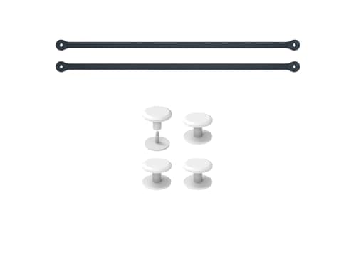 Replacement Straps for Large Rubber Beach Bag, Replacement Handles with 4 Snaps for Rubber Beach Bag, EVA Bag Strap Replacement, Beach Bag Repair Kit — view 2