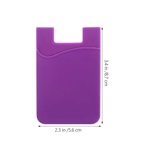 CTIRCHIU 3pcs Adhesive Silicone Cell Phone Wallet Holder for Travel Vehicle — view 2