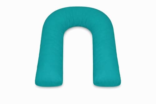 MIA U Shaped Pregnancy Pillow Case 100% Cotton Nursing Maternity Body Bolster Support Cover Zip Closure 9Feet (275cm) — view 6