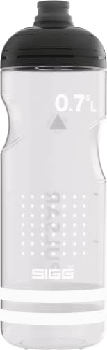 Sigg - Soft Bike Water Bottle - Pulsar Transparent White - Squeezable - Dishwasher Safe - Lightweight - Leakproof - BPA Free - 0.75L
