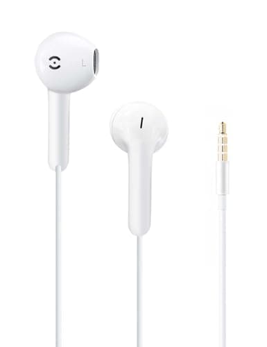 MAS CARNEY Wired Earphones In-Ear Headphones with Mic for School, iPod Nano