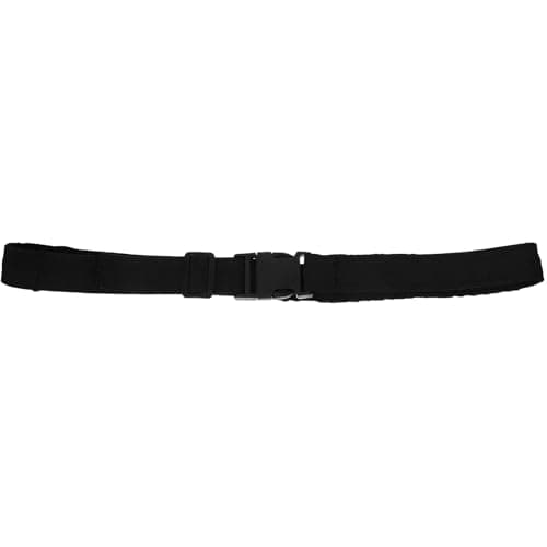 DONFAMDS Lightweight Waistband Money Bag, Outdoor Belt for Men and Women, Black 120cm Hidden Pocket Belt for Running and Travel