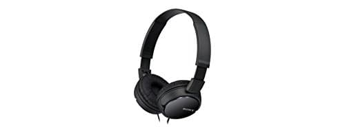 Sony MDR-ZX110 Wired Overhead Headphones, Neodymium Dynamic Drivers, Swivel Fold Design - Black — view 3