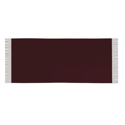 ZSUUGJ Maroon Women’s Classic Tassel Scarf – Soft Winter Pashmina Wrap, Oversized Blanket Shawl For Layering, Stylish Autumn & Holiday Accessory — view 5