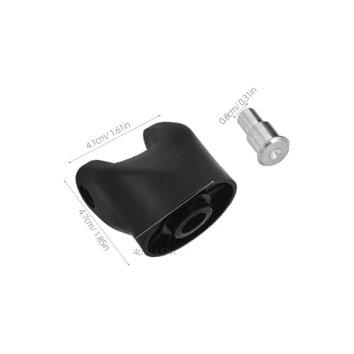 2pcs Luggage Wheel Frame Replacement Black Plastic for Suitcase Repair — view 2