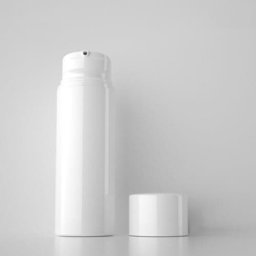 4 Pack 100ml Plastic Airless Press Bottles for Travel Cosmetic Dispenser — view 5