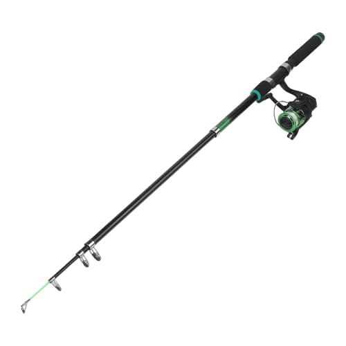 Hoppipola Outdoor Fishing Starter Kit with Rod, Reel and Tackle Box, Lightweight Portable Set (Red Rod Set) — view 3