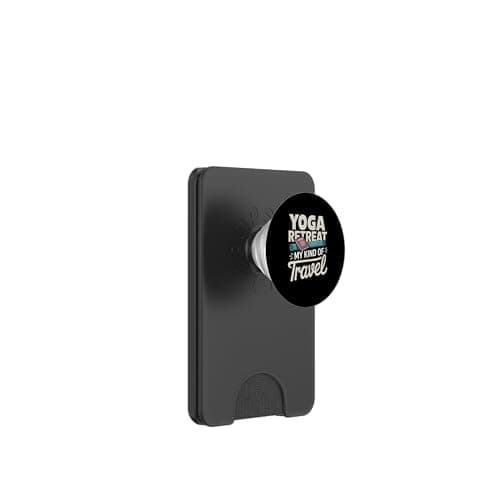 Yoga Retreat My Kind Of Travel PopSockets PopWallet for MagSafe