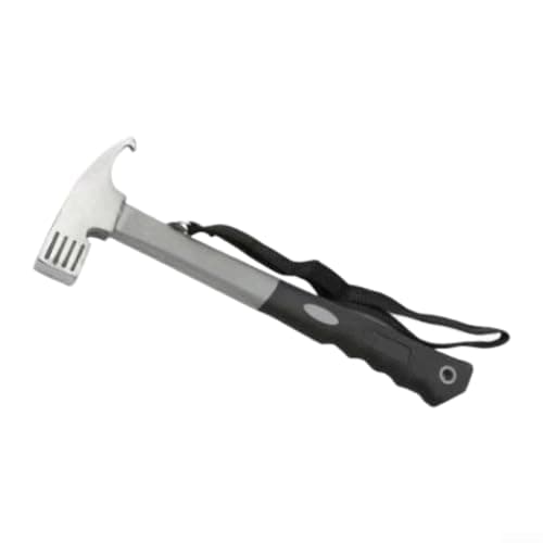 Minhe Camping Hammer with Tent Stake Puller(gray)