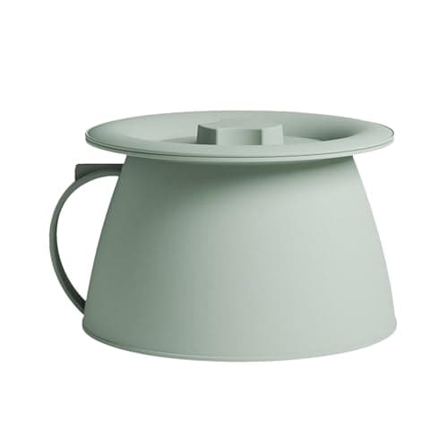 Chamber Pot - 310g 1.5L Portable Urinary Potty | Bedside Urinal, with Lid & Handle for Camping, Chamber Bucket for Husband Daughter Youth Son Women Boys Girls Wife Friends