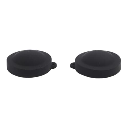 LatoYard 2 Pack Silicone Lens Cap for GoPro Max 2, Protective Rubber Cover for Sports Camera, Durable Scratch Resistant Shell, Lightweight Black Accessory — view 5
