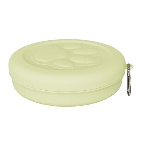 Pet Feeder Watering Can Travel Dog Bowl with Lid Cover for Walking, Travel, Camping and Hiking Portable Cat Water Travel Dog Food Bowl with Lid