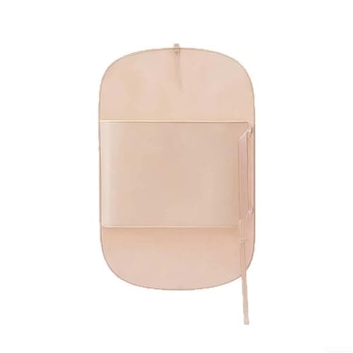 Zenllihome Compression Storage Bags for Clothes, Foldable Garment Organisers for Travel, Reusable Dust for proof Jacket Protector Bags for Winter and Duvets for Home Storage(pink)