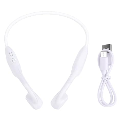 Annadue Kids Bluetooth Headphones Air Conduction, 85dB Safe Volume (White) — view 5