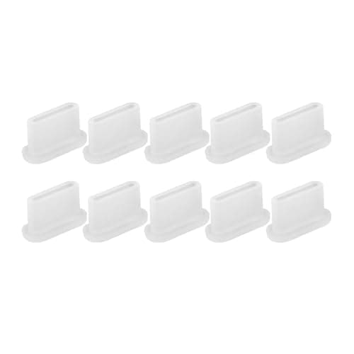 Type C Dust Plug – Silicone 10 Pieces Set | Dustproof Mesh Stickers Port Cover For Phones | Charging Port Protector Anti Dust Plug For USB C Devices Mobile Tablet Protection — view 5