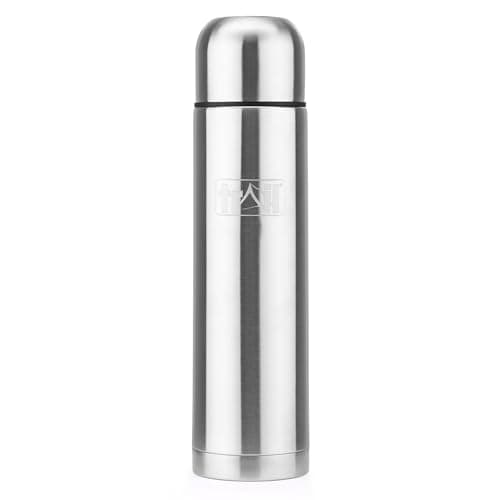 Trail Bullet Vacuum Flask, Camping & Travel, 1000ml, Silver