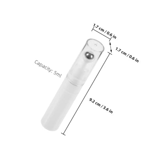 Alipis 5ml Travel Size Eye Cream Bottle with Roller Ball Applicator, Acrylic Refillable Eye Serum Roller Bottle, Spill-proof Design the Go Use — view 2