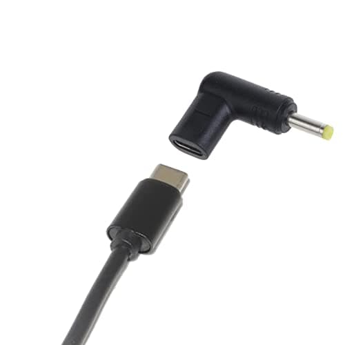 DIIOOMIEEU USB C to Power Connector 15V Type C to Plug Charging Adapter Converter for Laptop Router — view 3