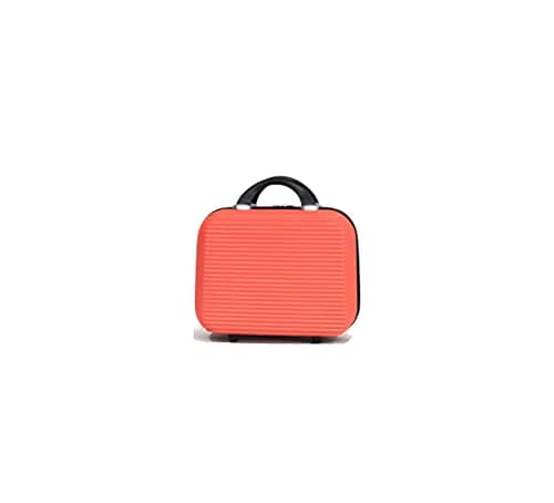 CELIMS - 20 inch Carry-On Luggage with Vanity Case | Toiletry Case | 20 inch Cabin Suitcase | Lightweight ABS Hard Shell | Orange — view 4
