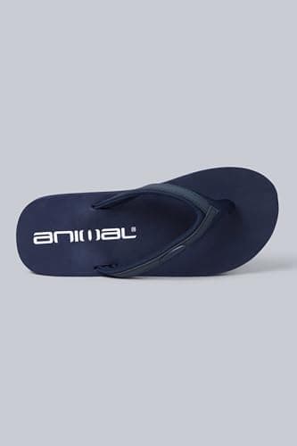 Animal Swish Womens Lightweight Flip-Flops Navy 6 — view 3