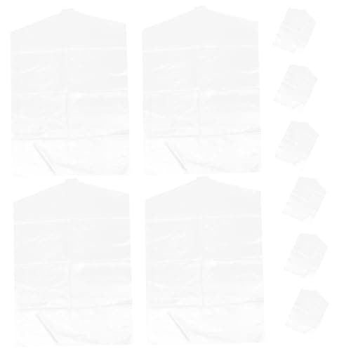 Plastic Clothes Covers 10 Pack Pe Hanging Garment Bags