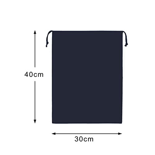Drawstring Storage Shoe Bag,Portable Non-Woven Shoe Packing Clothes Bag,2pc — view 2