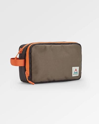 Passenger Recycled Travel Wash Bag (True Black/Khaki) — view 2