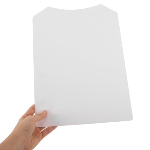 MOBUTOFU 50pcs White Cardboard Shirt Form Inserts for Garments Packing and Storage, Lightweight Paper Material T-shirt Folder Board for Organizing Laundry and Wrinkle-free Clothes — view 4