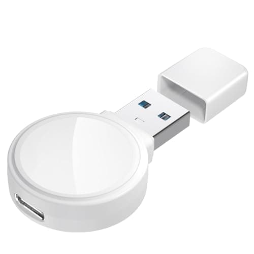Flintronic USB Charger for Apple Watch, Wireless Charger Portable USB Charger for iWatch, USB-A & USB-C Magnetic iWatch Charger, Travel Cordless Charger for Apple Watch10/9/8/7/6/5/4/3/2/SE 2/Ultra 2