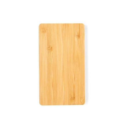 Sawfish Personalised Power Bank Koby 5000mAh Bamboo Power Bank with LED Illuminated, USB & USB-C Output, Fast 2.4A Charging — view 5