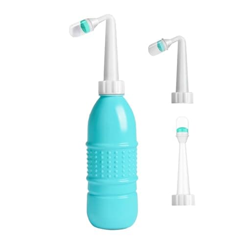 Cleansing Bottle for Women - 300ml Women Hygiene Kit, Travel Vaginal Rinse, Soft Tip Washer | Ergonomic Feminine Cleansing Solution for Postpartum Care Home Use Outdoor Convenience