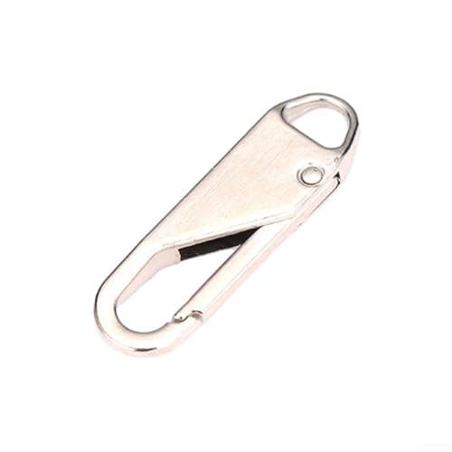 Metal Zipper Puller Repair Kit 3.7cm Rust-Free(Silver) — view 2