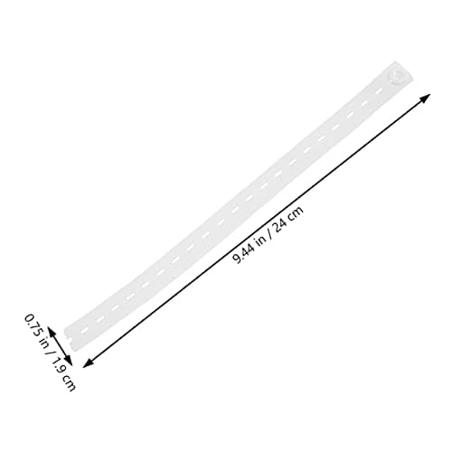 20pcs Clothes Storage Strap Elastic Cord Wrapping Bands White — view 2