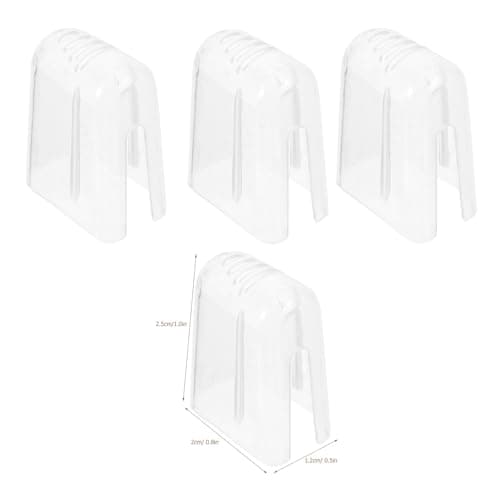 HOMSFOU 24pcs Travel Toothbrush Head Covers Protective Caps Portable Antibacterial Dustproof Case for Electric Toothbrush Heads — view 6