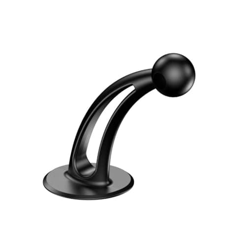 Rotating Dashboard Phone Holder 17mm Self Adhesive Car Mount with Ball Head Compatible with All Smartphones and Navigation Easy Installation Adhesive Car Phone Holder