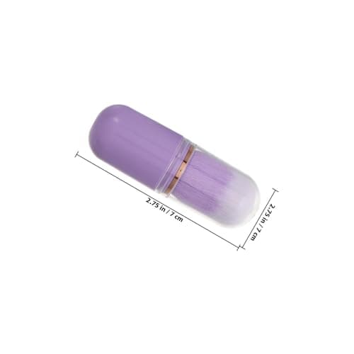 Mini Retractable Makeup Brush for Cheeks, Travel Blush Brush — view 2