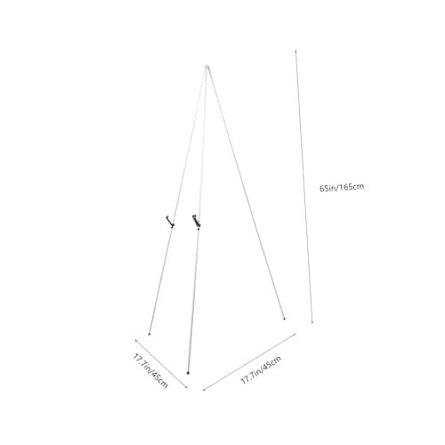 Aluminium Alloy Sketch Display Easel Stand for Beginners Teens White — view 2