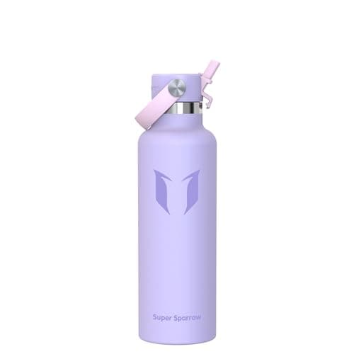 Sparrow Insulated Water Bottle 750ml FlipFlow Metal Drinks Bottle Straw