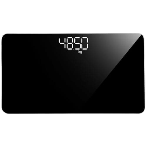 FRCOLOR Portable Mini Travel Weight Scale, Electronic Mirror Scale with Usb Charging, Black