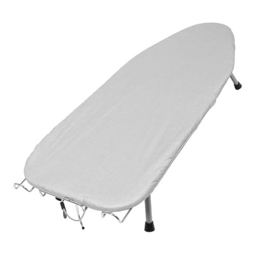 Board with Ironing Tabletop Rest Foldable Iron Silver