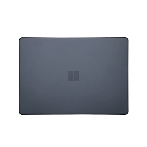 Se7enline Compatible with 2022 2021 2019 2018 13.5 inch Microsoft Surface Laptop Case for Surface Laptop 5/4/3/2 with Alcantara Material Model1769/1867/1958/1950 Hard Shell Case,Matte Black — view 4