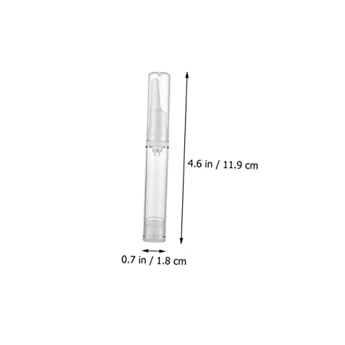 8 Pack 10ml Plastic Airless Pump Bottles for Eye Serum — view 3