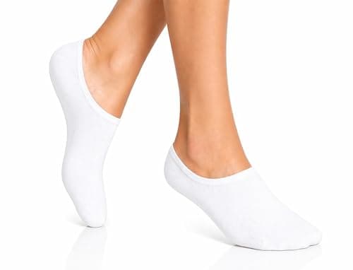 ArkXani® 3 Pairs Women’s Bamboo Trainer Socks Ladies Low Cut Ankle Socks Lightweight Breathable Socks for Trainers Sneakers Loafers Running Walking & Everyday Wear, UK Size 4–7 (Pack of 3, White)