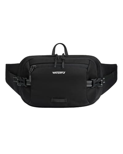 Waterfly 3L Large Bum Bag: RFID Blocking Anti-Theft Fanny Pack for Travel