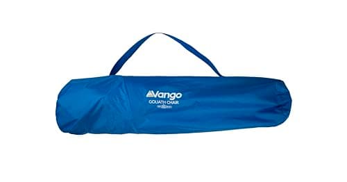Vango Goliath X-Large Padded Camping Chair for Adults [Amazon Exclusive], Extra Wide Seat with Insulated Drinks Holder, Folding Garden Chair for Outdoors, Fishing, Beach, Blue — view 6